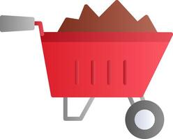 Wheelbarrow Vector Icon