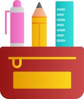 Pencil Case Vector Icon