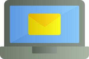 Email Laptop Vector Icon