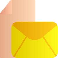 icono de vector de correo