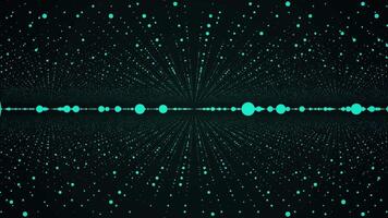 Plexus digital of World. Digital point world in space. Abstract the motion tween in the dotted space video