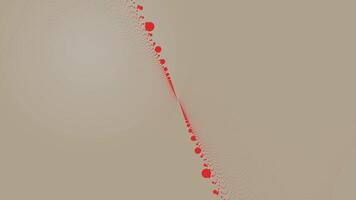 resumen hermosa geométrico antecedentes con Moviente puntos plexo fantasía resumen tecnología. resumen animación con puntos video
