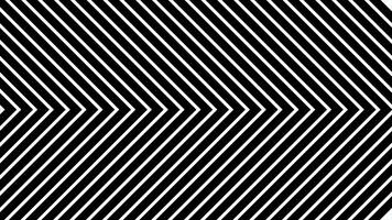 vorming van pijl. dynamisch zwart en wit overgang animatie. abstract animatie van pijl beweging video