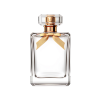 AI generated Transparent Luxury Perfume Flask PNG