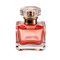 AI generated Clear Elegance  Perfume Bottle PNG