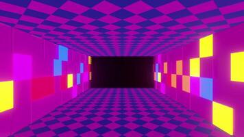 habitación ligero púrpura video