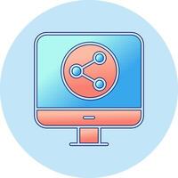 Data Share Vector Icon