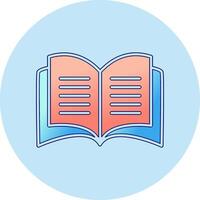 Open Book Vector Icon