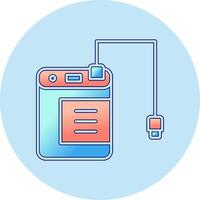 External Hard Drive Vector Icon