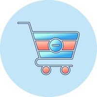 Delete Cart Vector Icon