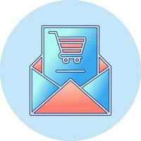 Shopping Email Vector Icon