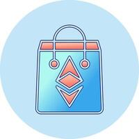 Ethereum Bag Vector Icon