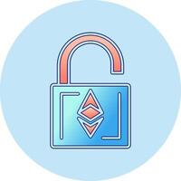 Ethereum UnLock Vector Icon