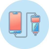 Car phone charging Vector Icon