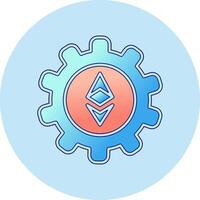 Ethereum Setting Vector Icon