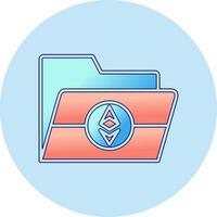 Ethereum Folder Vector Icon