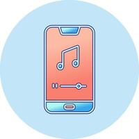 Mobile Music Player Vector Icon