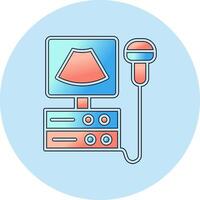 Ultrasound Machine Vector Icon