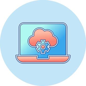Cloud Computing Vector Icon
