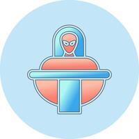 Spaceship Vector Icon