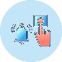 Emergency Alarm Button Vector Icon