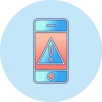 Mobile Alert Vector Icon