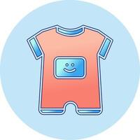 Baby Boy Outfit Vector Icon