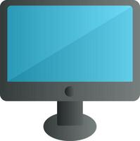 monitorear pantalla vector icono