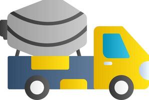 Cement Truck Vector Icon