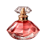 AI generated Clear Cut Luxury in Perfume Bottle PNG