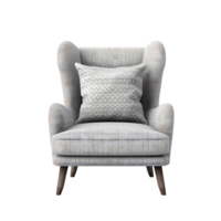 AI generated Isolated Slipper Chair on a Clear Canvas png