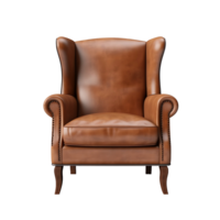 AI generated Clear Cut Comfort  Slipper Chair PNG