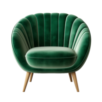 AI generated Slipper Chair with No Background Clutter png