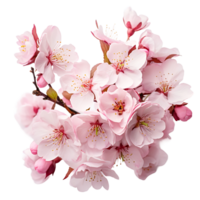 ai genererad png bild av körsbär blomma i full blomma