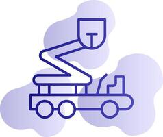 Boom Lift Vector Icon