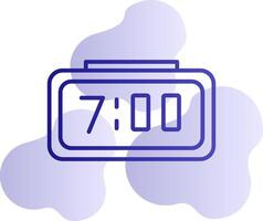 Digital Clock Vector Icon