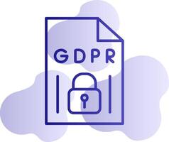 gdpr vector icono