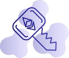 Ethereum Key Vector Icon