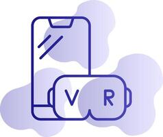 icono de vector de realidad virtual