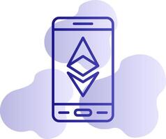 Ethereum Smartphone Vector Icon