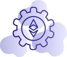 Ethereum Setting Vector Icon