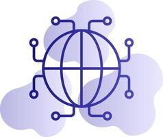 Digtal World Vector Icon