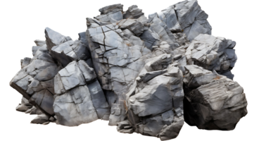 AI generated Stalwart Rock Symbol, Heavy Rock on a Transparent Surface png