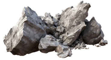 AI generated Robust Rock Essence, Transparent Background Featuring Heavy Rock png