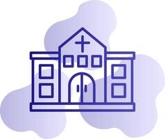 icono de vector de iglesia