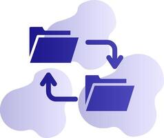 Data Transfer Vector Icon