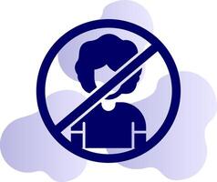 Person Not Allowed Vector Icon