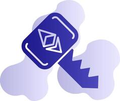 Ethereum Key Vector Icon