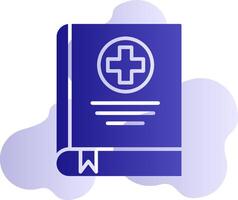 icono de vector de libro médico