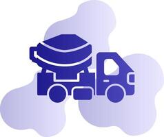 Cement Truck Vector Icon